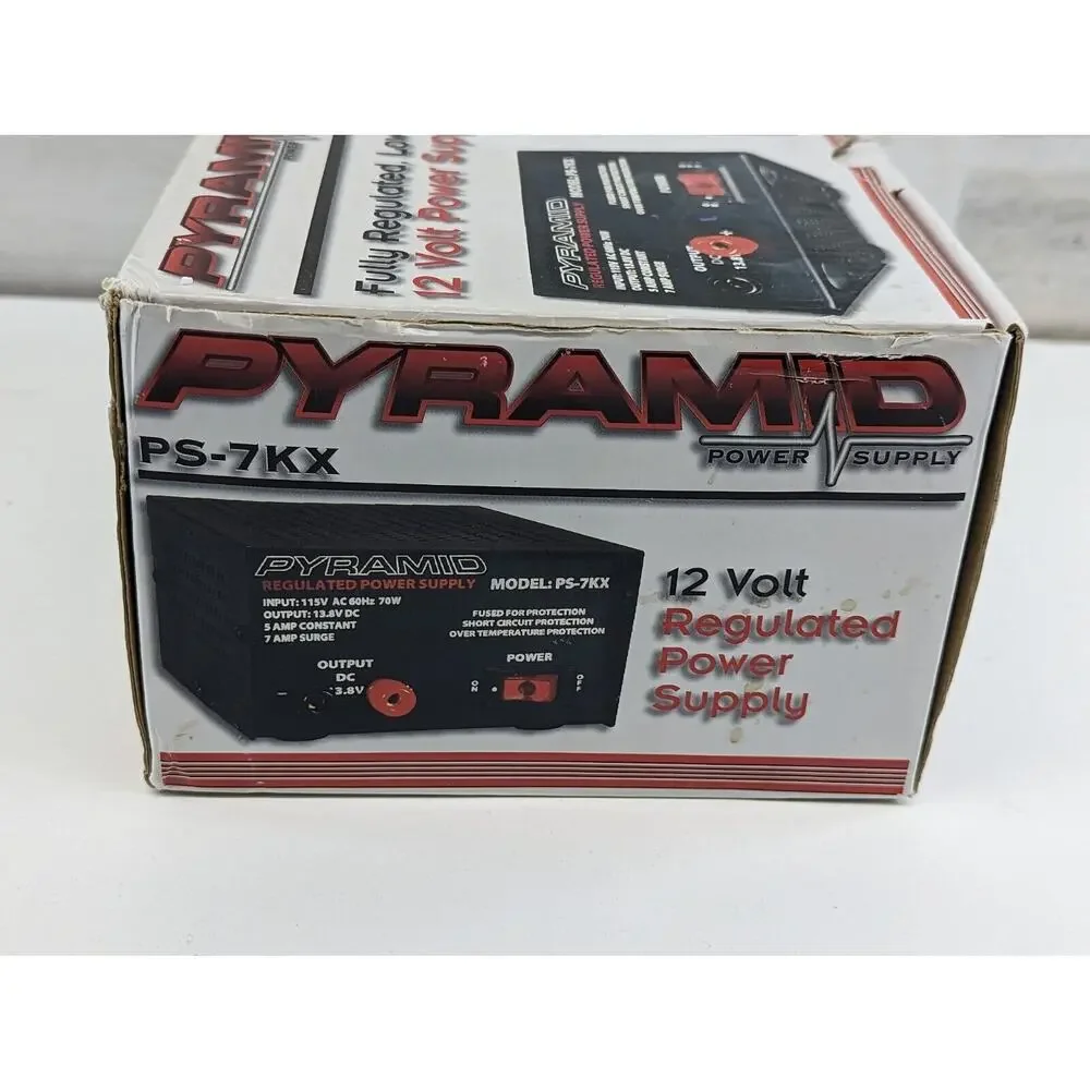 Pyramid Ps7kx 5 Amperage 70 Watts Power Supply For Phones Cb Radios Scanners